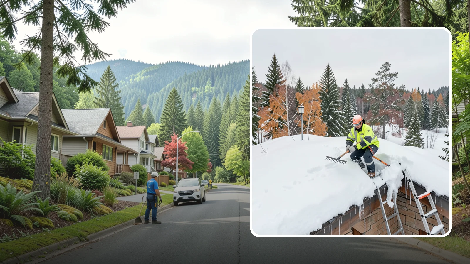 Roof Access Snow Clearing in Darrington, Snohomish County, WA - We clear snow from rooftop access points, ladders, and hatches so maintenance and emergency crews can safely reach equipment...