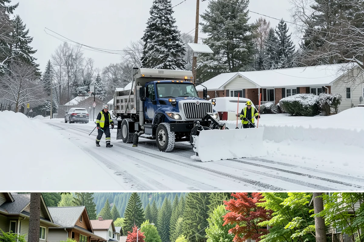 Roof Access Snow Clearing in Darrington, Snohomish County, WA - Roof access clearing is most needed after the heavy, wet snowfalls that occasionally blanket the lowlands from December through...