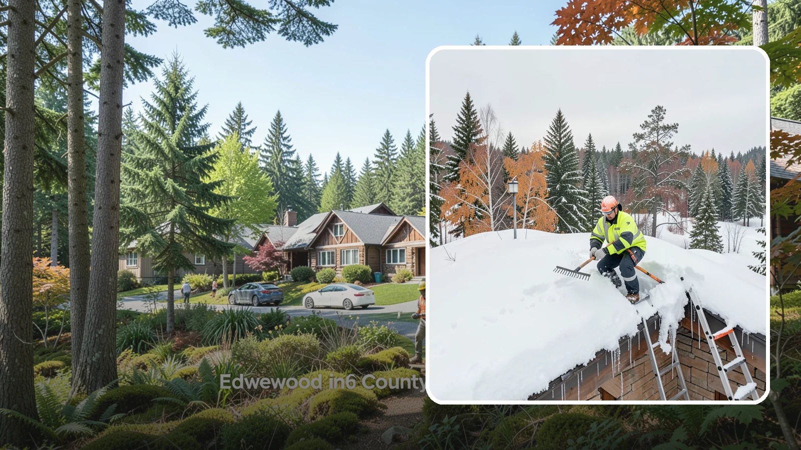Roof Access Snow Clearing in Edgewood, Pierce County, WA - We clear snow from rooftop access points, ladders, and hatches so maintenance and emergency crews can safely reach equipment...