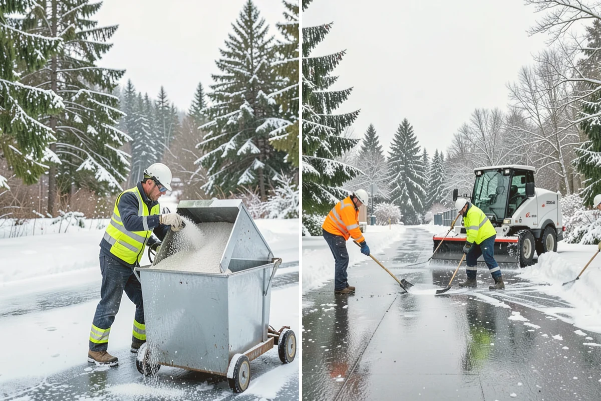 Roof Access Snow Clearing in Edmonds, Snohomish County, WA - We assess the access route, ladder, and hatch condition