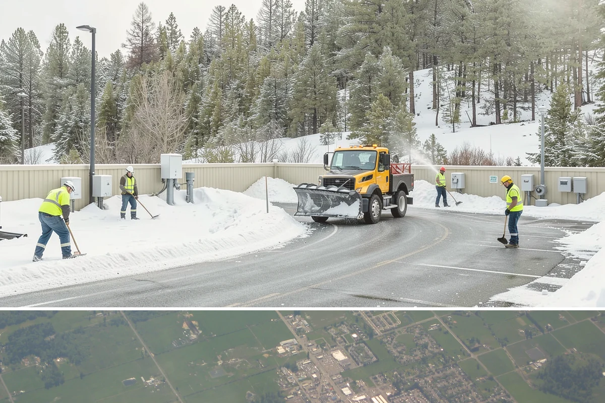 Roof Access Snow Clearing in Enumclaw, King County, WA - Roof access clearing is most needed after the heavy, wet snowfalls that occasionally blanket the lowlands from December through...