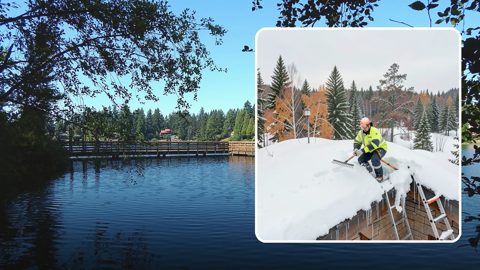 Roof Access Snow Clearing in Federal Way, King County, WA - We clear snow from rooftop access points, ladders, and hatches so maintenance and emergency crews can safely reach equipment...