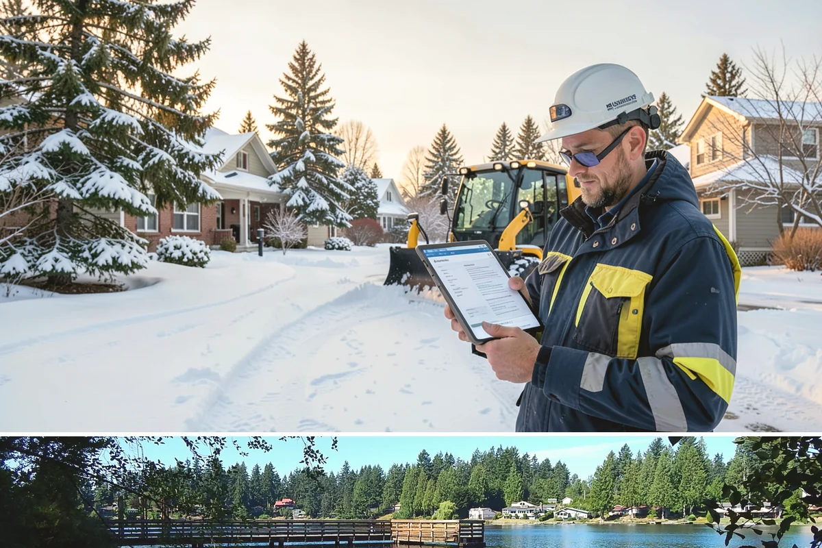 Roof Access Snow Clearing in Federal Way, King County, WA - Roof access clearing is most needed after the heavy, wet snowfalls that occasionally blanket the lowlands from December through...
