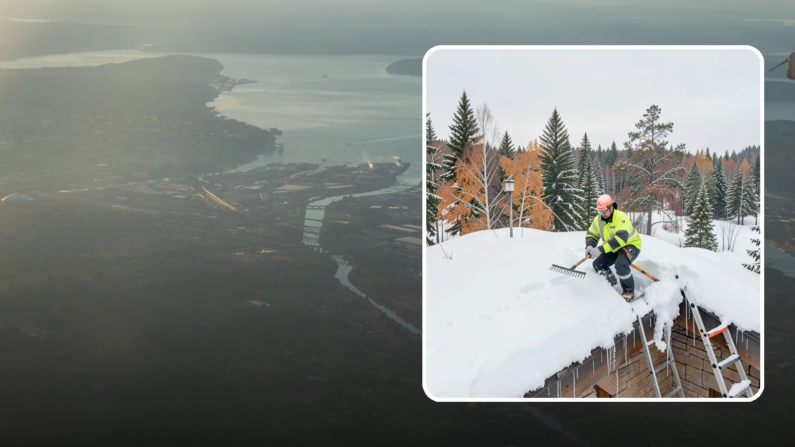 Roof Access Snow Clearing in Fife, Pierce County, WA - We clear snow from rooftop access points, ladders, and hatches so maintenance and emergency crews can safely reach equipment...