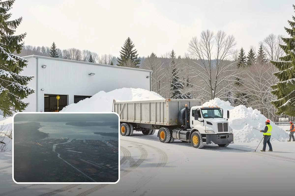 Roof Access Snow Clearing in Fife, Pierce County, WA - Keeps rooftop equipment serviceable through winter