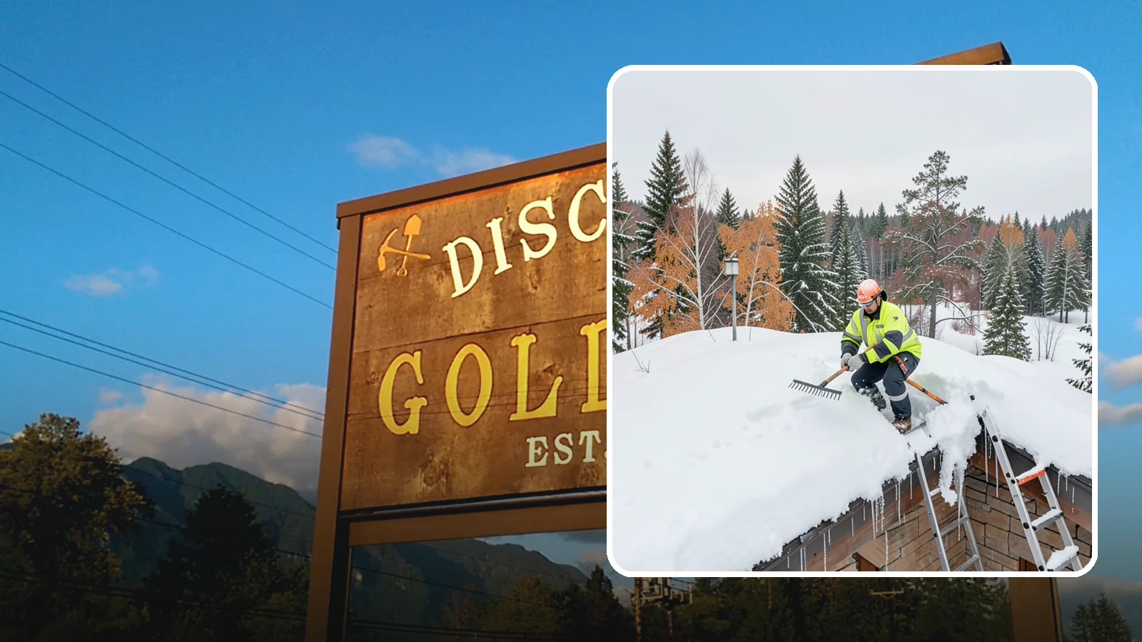Roof Access Snow Clearing in Gold Bar, Snohomish County, WA - We clear snow from rooftop access points, ladders, and hatches so maintenance and emergency crews can safely reach equipment...