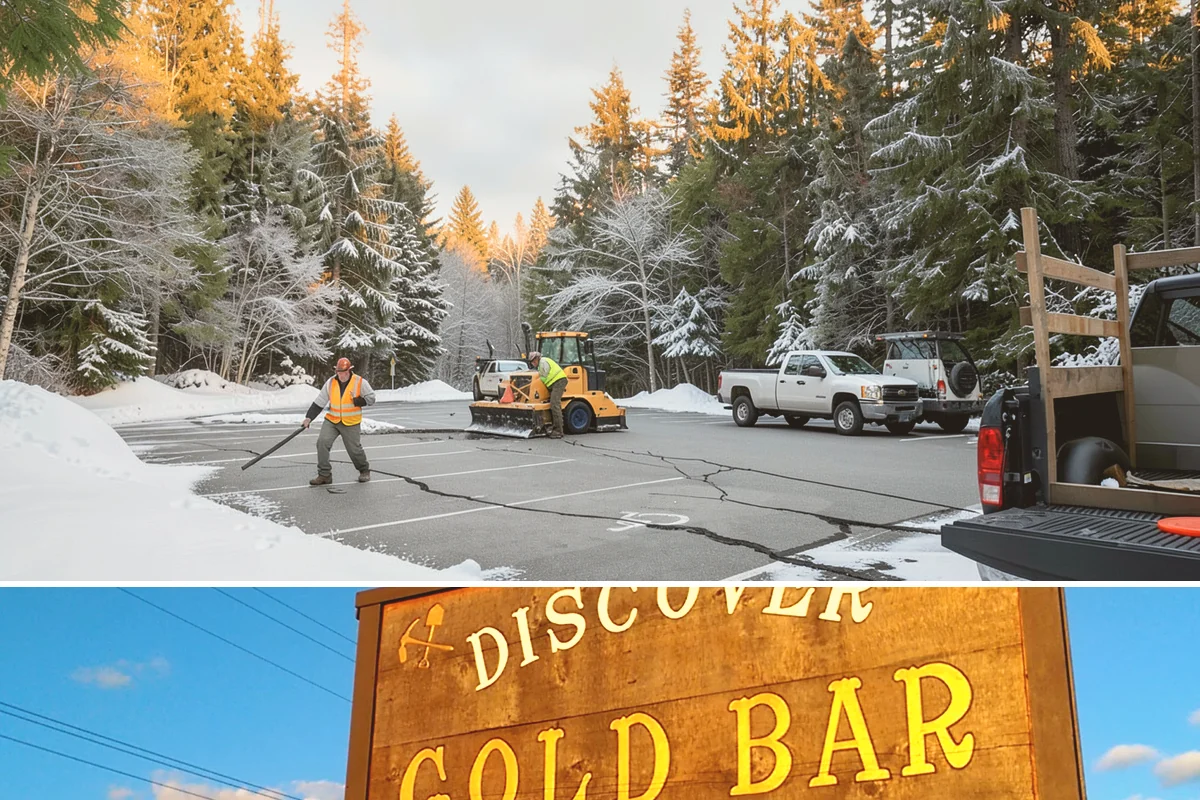 Roof Access Snow Clearing in Gold Bar, Snohomish County, WA - Roof access clearing is most needed after the heavy, wet snowfalls that occasionally blanket the lowlands from December through...