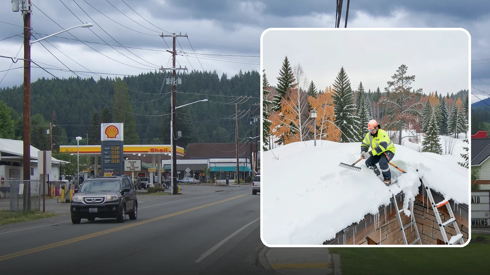Roof Access Snow Clearing in Granite Falls, Snohomish County, WA - We clear snow from rooftop access points, ladders, and hatches so maintenance and emergency crews can safely reach equipment...