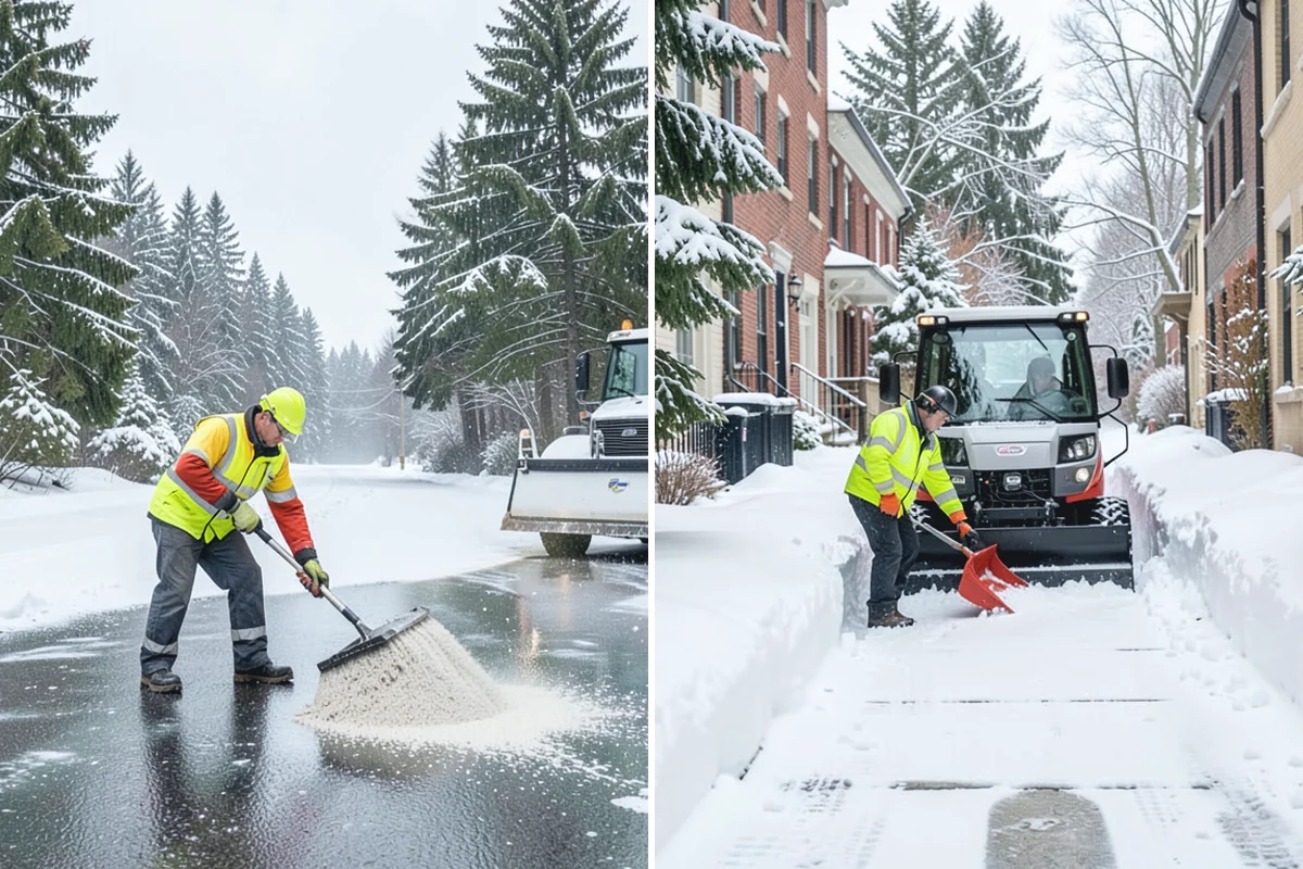 Roof Access Snow Clearing in Granite Falls, Snohomish County, WA - We assess the access route, ladder, and hatch condition