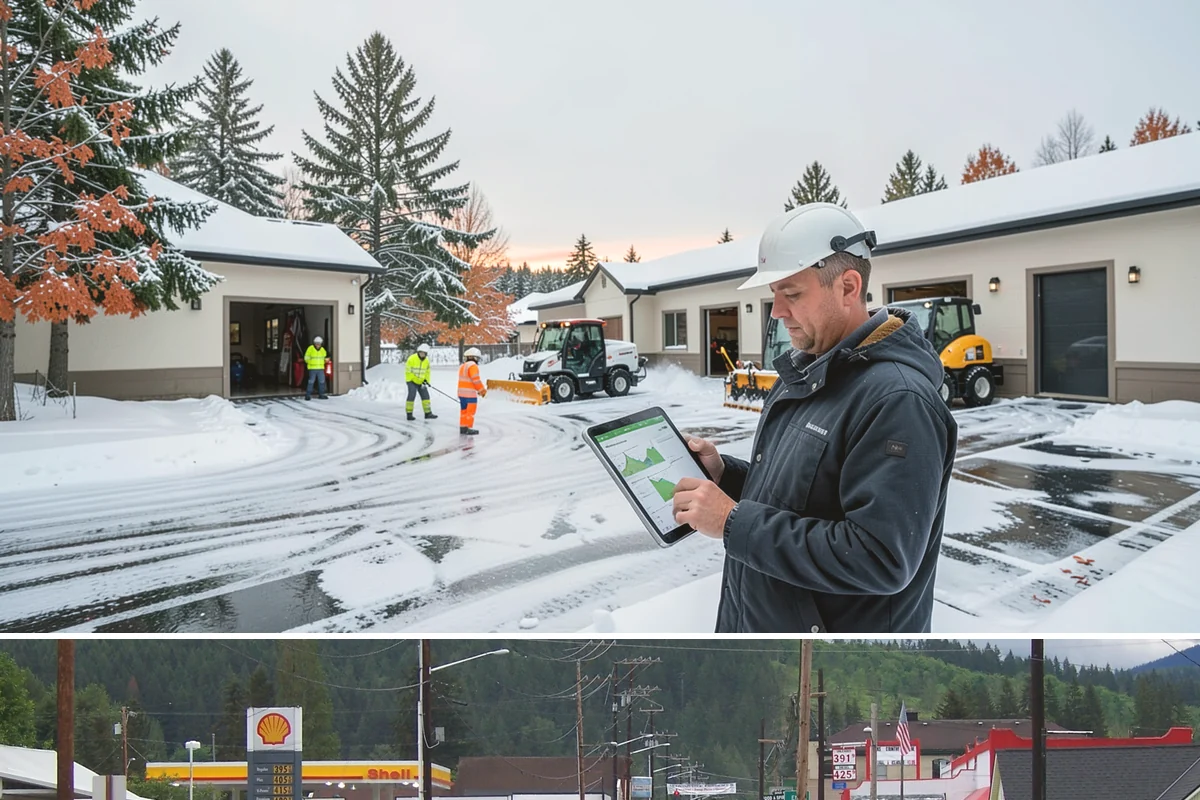 Roof Access Snow Clearing in Granite Falls, Snohomish County, WA - Roof access clearing is most needed after the heavy, wet snowfalls that occasionally blanket the lowlands from December through...