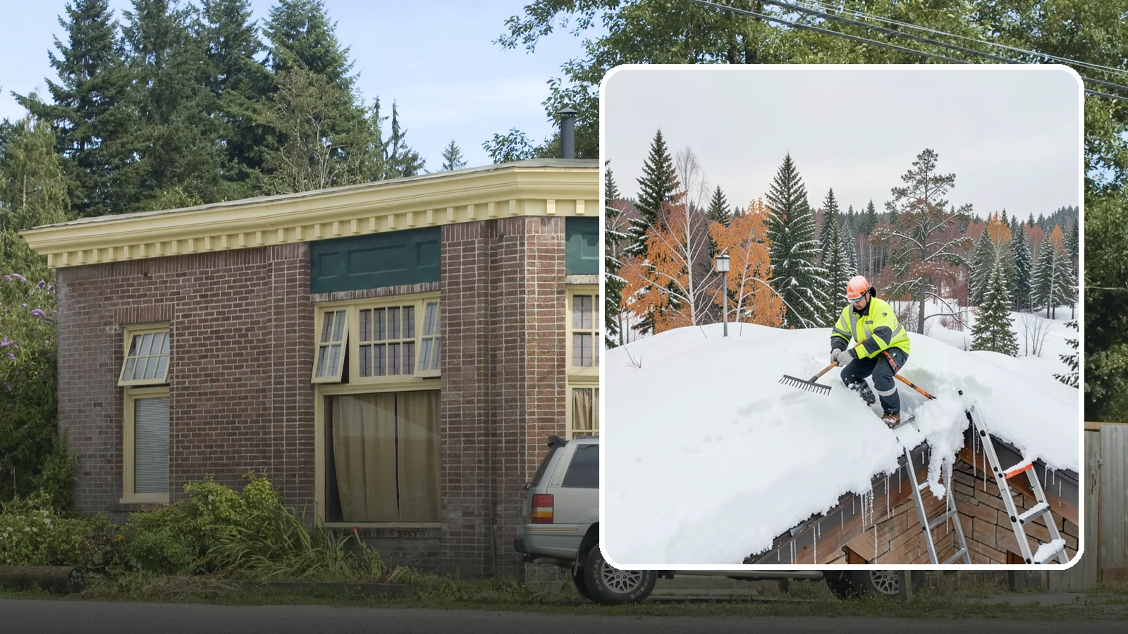 Roof Access Snow Clearing in Hamilton, Skagit County, WA - We clear snow from rooftop access points, ladders, and hatches so maintenance and emergency crews can safely reach equipment...