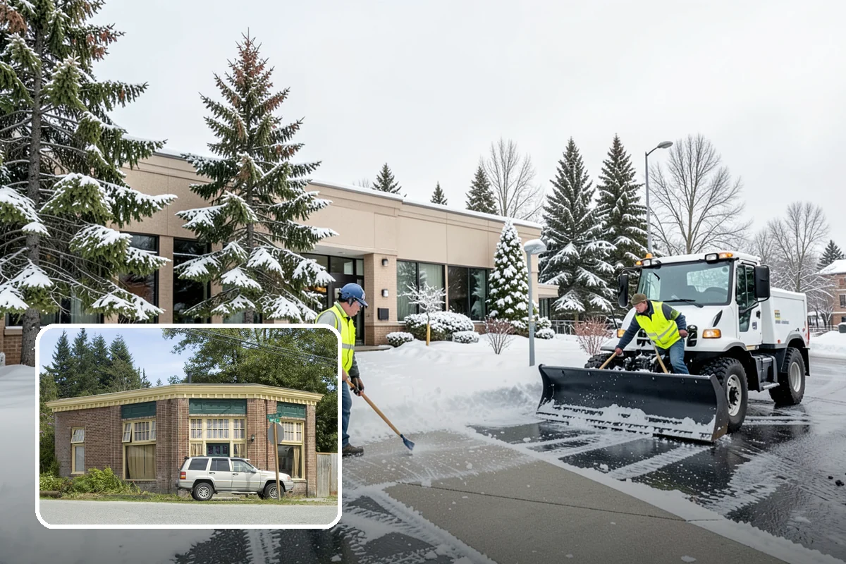 Roof Access Snow Clearing in Hamilton, Skagit County, WA - Keeps rooftop equipment serviceable through winter