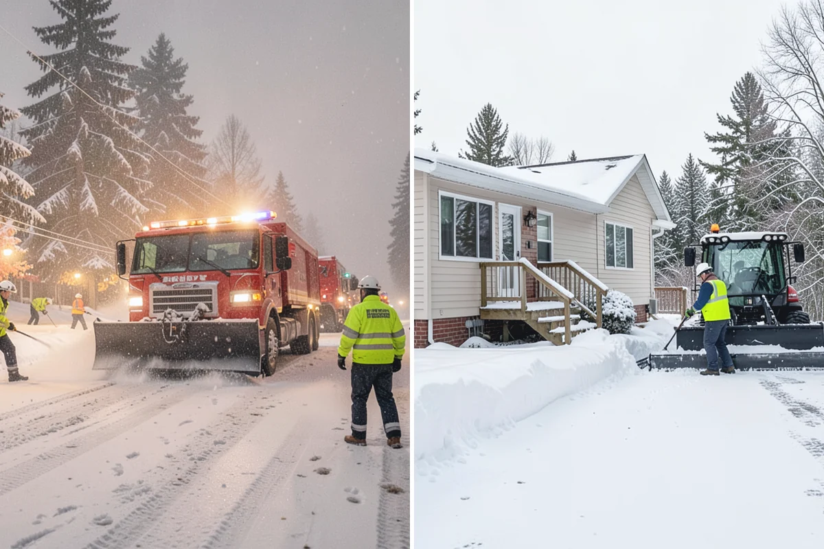 Roof Access Snow Clearing in Hamilton, Skagit County, WA - We assess the access route, ladder, and hatch condition
