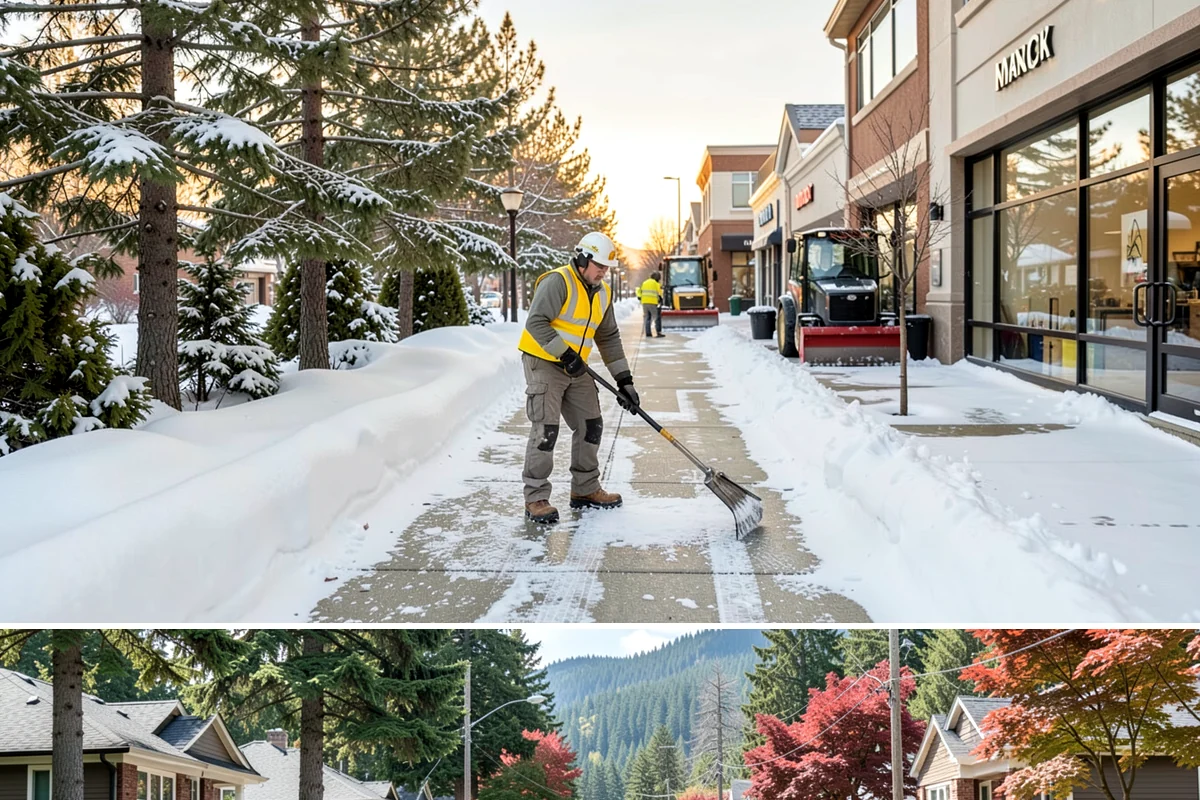 Roof Access Snow Clearing in Hunts Point, King County, WA - Roof access clearing is most needed after the heavy, wet snowfalls that occasionally blanket the lowlands from December through...