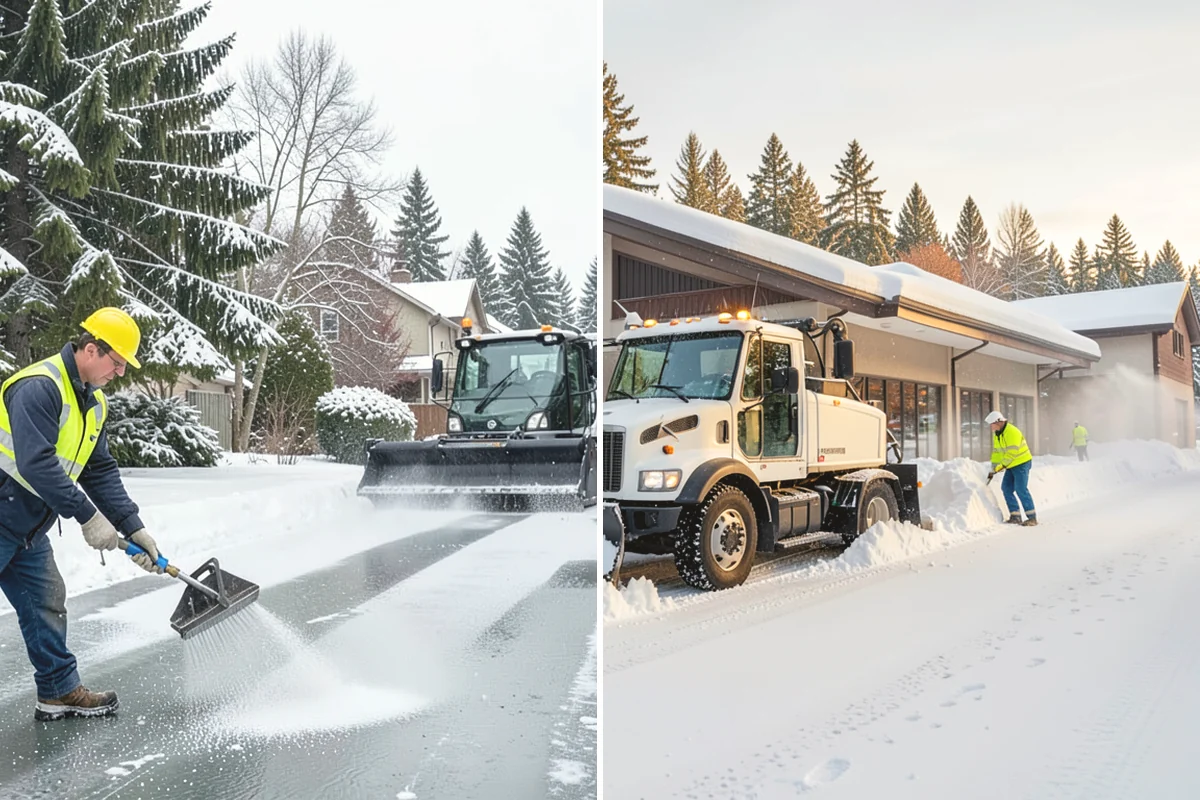 Roof Access Snow Clearing in Issaquah, King County, WA - We assess the access route, ladder, and hatch condition