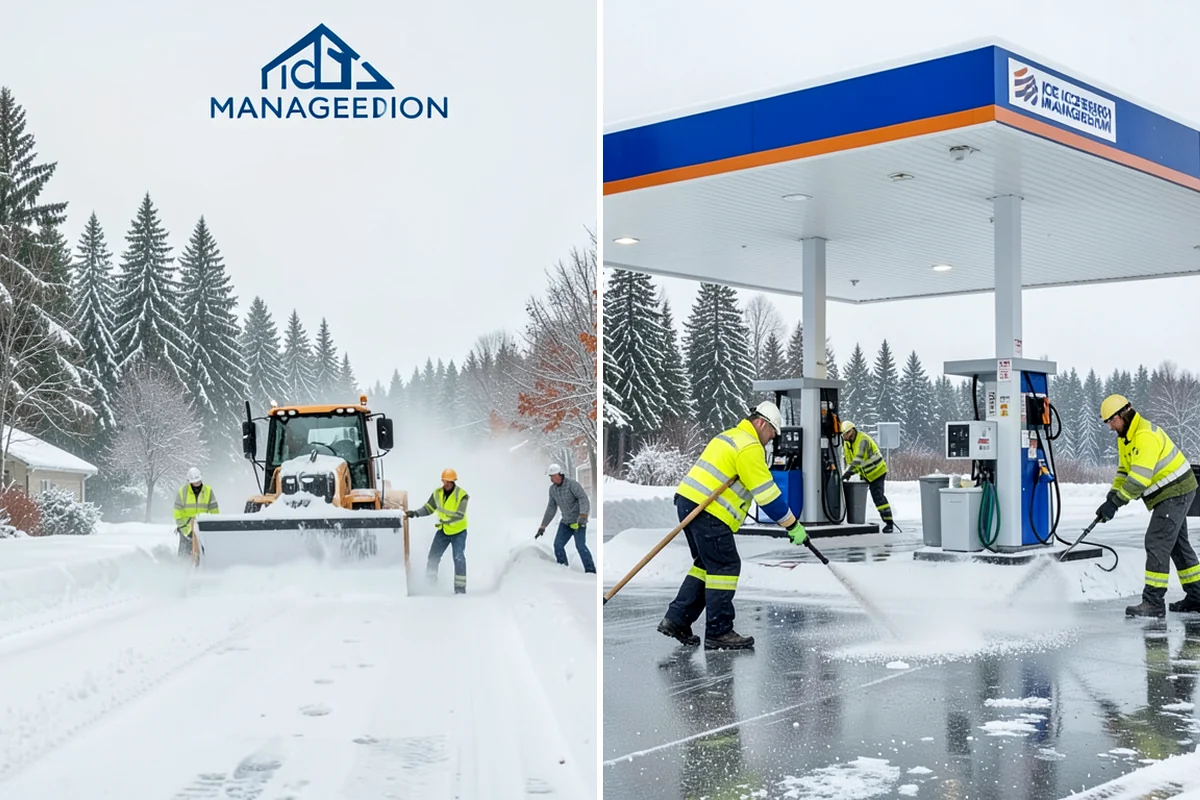 Roof Access Snow Clearing in Kenmore, King County, WA - We assess the access route, ladder, and hatch condition