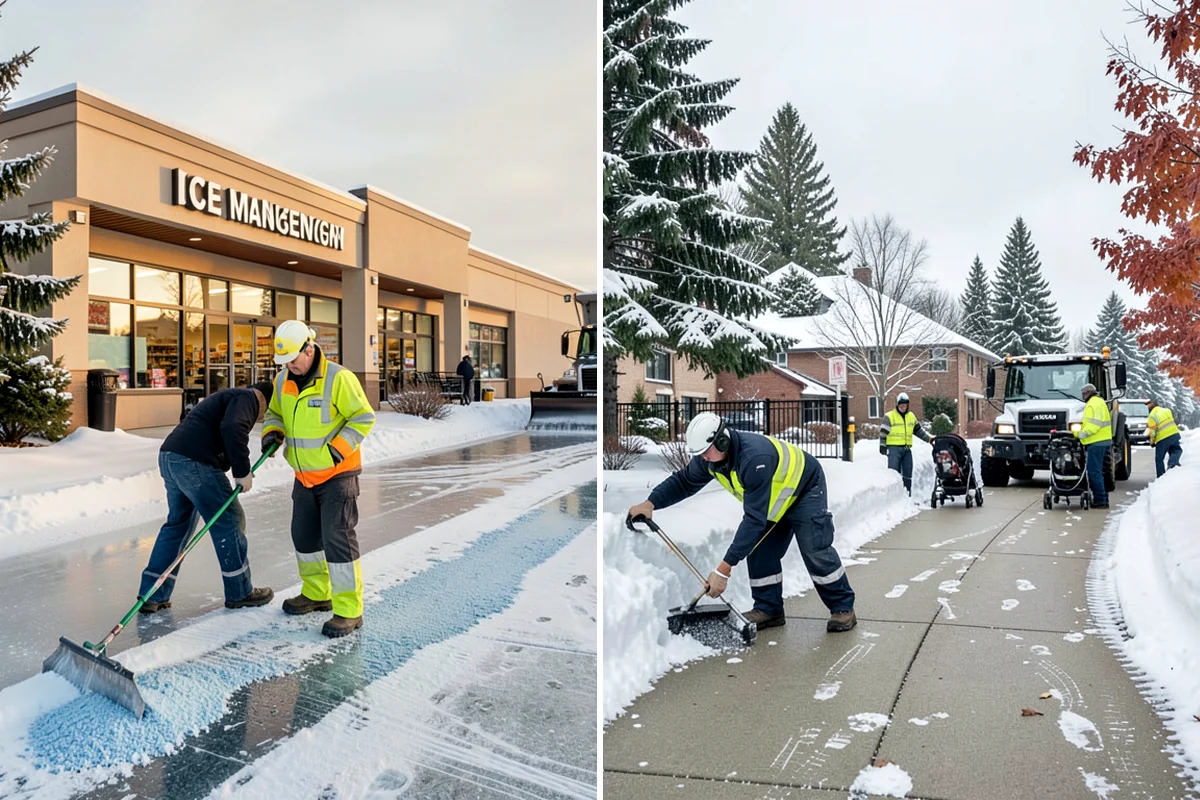 Roof Access Snow Clearing in Lake Forest Park, King County, WA - We assess the access route, ladder, and hatch condition