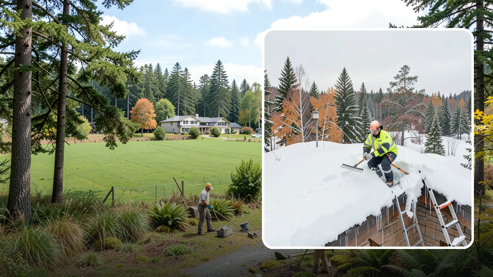 Roof Access Snow Clearing in Lyman, Skagit County, WA - We clear snow from rooftop access points, ladders, and hatches so maintenance and emergency crews can safely reach equipment...