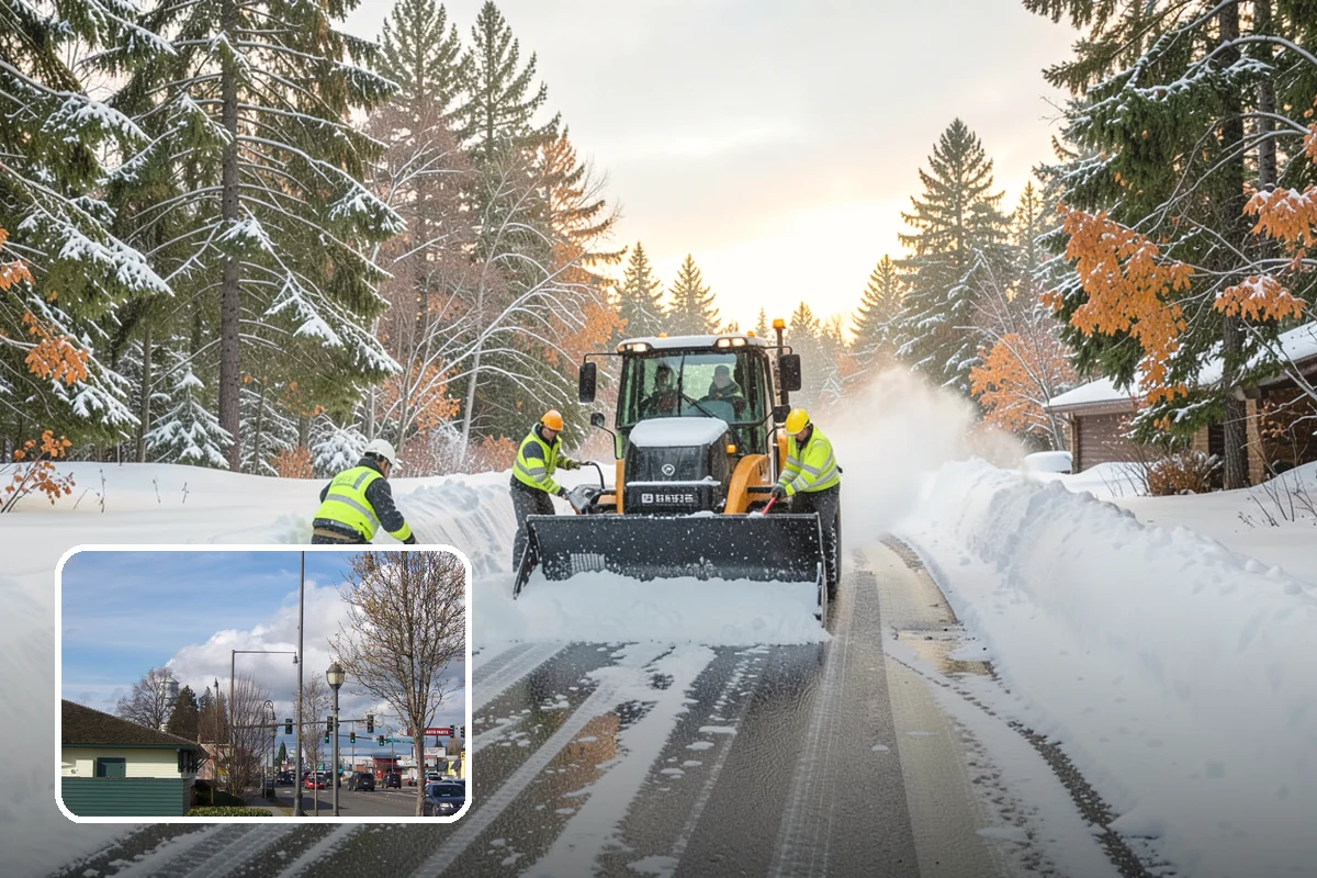Roof Access Snow Clearing in Marysville, Snohomish County, WA - Keeps rooftop equipment serviceable through winter