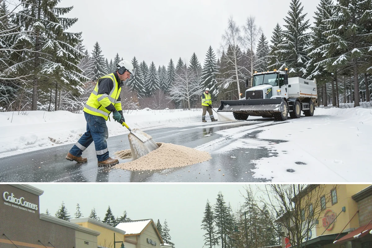 Roof Access Snow Clearing in Mill Creek, Snohomish County, WA - Roof access clearing is most needed after the heavy, wet snowfalls that occasionally blanket the lowlands from December through...
