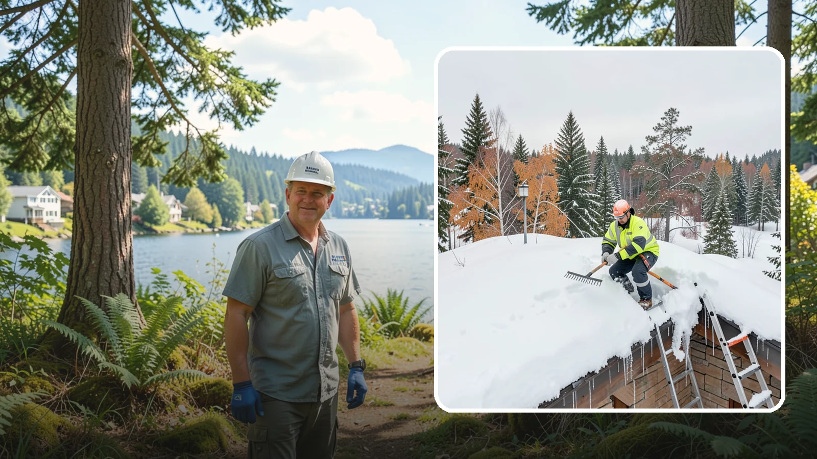 Roof Access Snow Clearing in Milton, King County, WA - We clear snow from rooftop access points, ladders, and hatches so maintenance and emergency crews can safely reach equipment...
