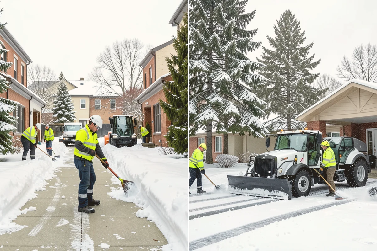 Roof Access Snow Clearing in Milton, King County, WA - We assess the access route, ladder, and hatch condition