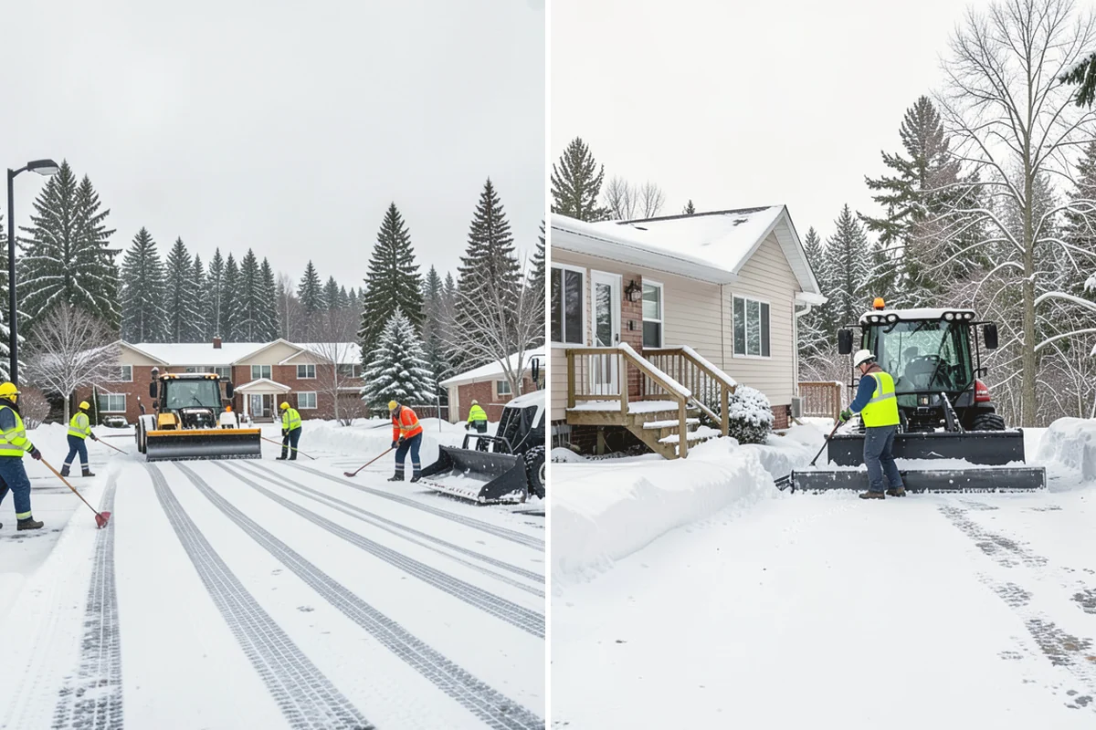 Roof Access Snow Clearing in Mukilteo, Snohomish County, WA - We assess the access route, ladder, and hatch condition