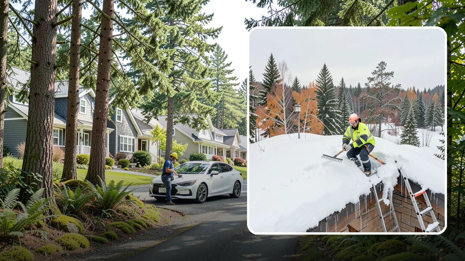 Roof Access Snow Clearing in Normandy Park, King County, WA - We clear snow from rooftop access points, ladders, and hatches so maintenance and emergency crews can safely reach equipment...