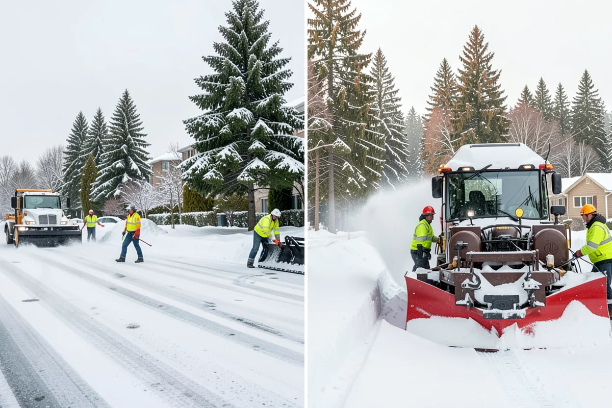 Roof Access Snow Clearing in Normandy Park, King County, WA - We assess the access route, ladder, and hatch condition