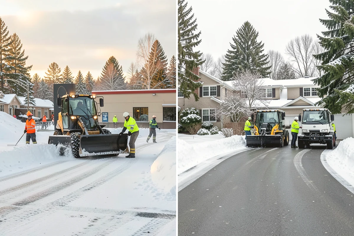 Roof Access Snow Clearing in North Bend, King County, WA - We assess the access route, ladder, and hatch condition