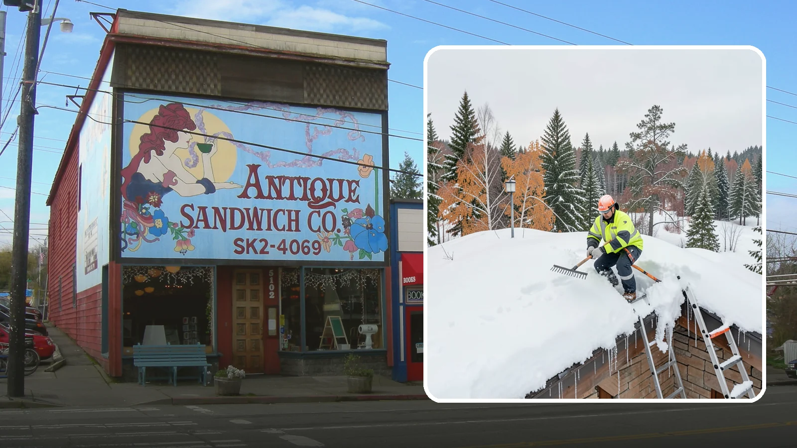 Roof Access Snow Clearing in Ruston, Pierce County, WA - We clear snow from rooftop access points, ladders, and hatches so maintenance and emergency crews can safely reach equipment...