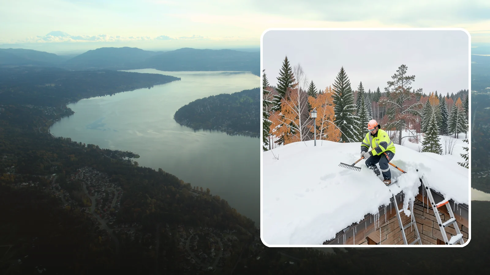 Roof Access Snow Clearing in Sammamish, King County, WA - We clear snow from rooftop access points, ladders, and hatches so maintenance and emergency crews can safely reach equipment...