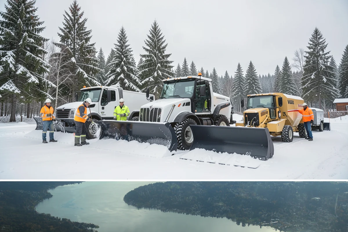 Roof Access Snow Clearing in Sammamish, King County, WA - Roof access clearing is most needed after the heavy, wet snowfalls that occasionally blanket the lowlands from December through...