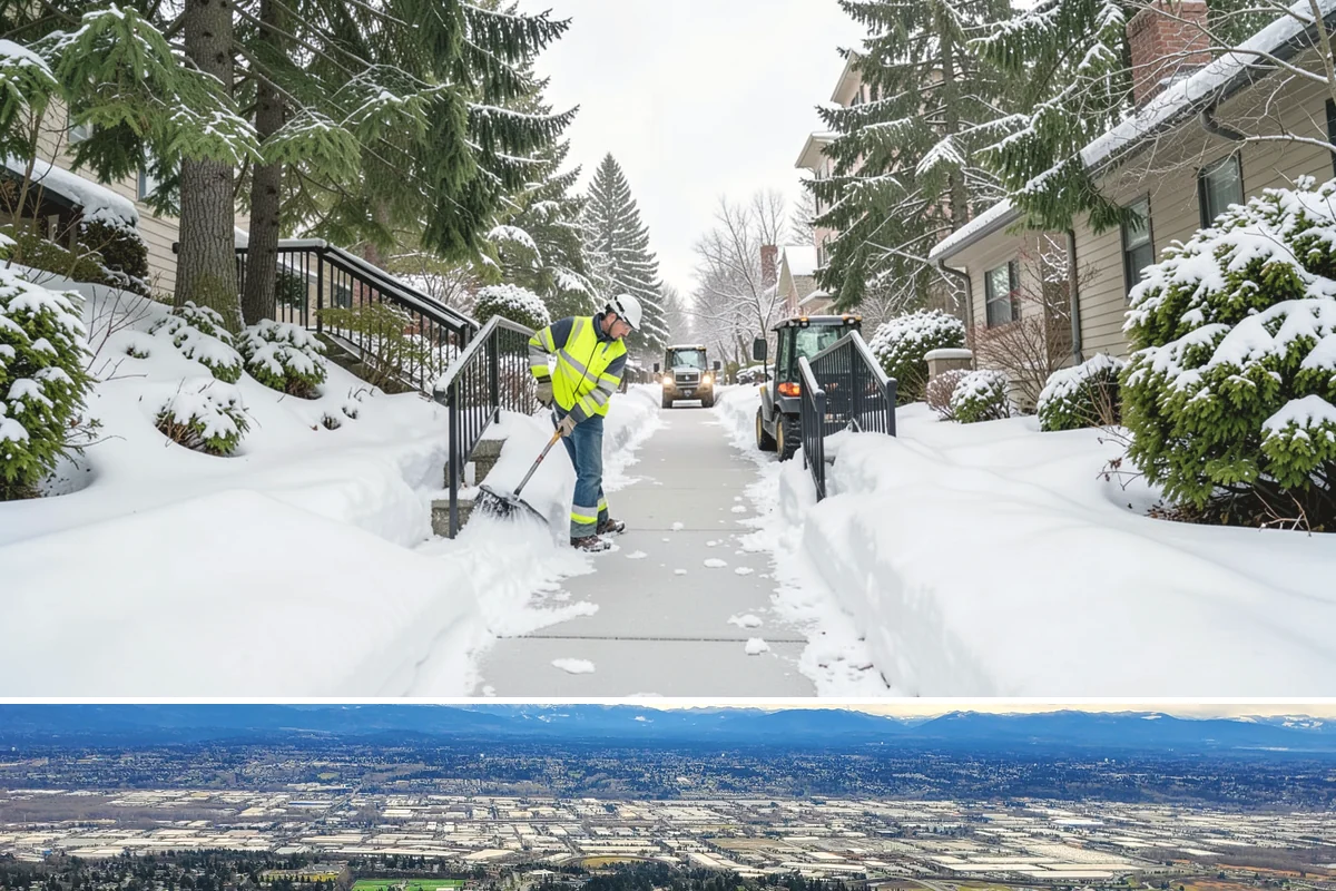 Roof Access Snow Clearing in SeaTac, King County, WA - Roof access clearing is most needed after the heavy, wet snowfalls that occasionally blanket the lowlands from December through...