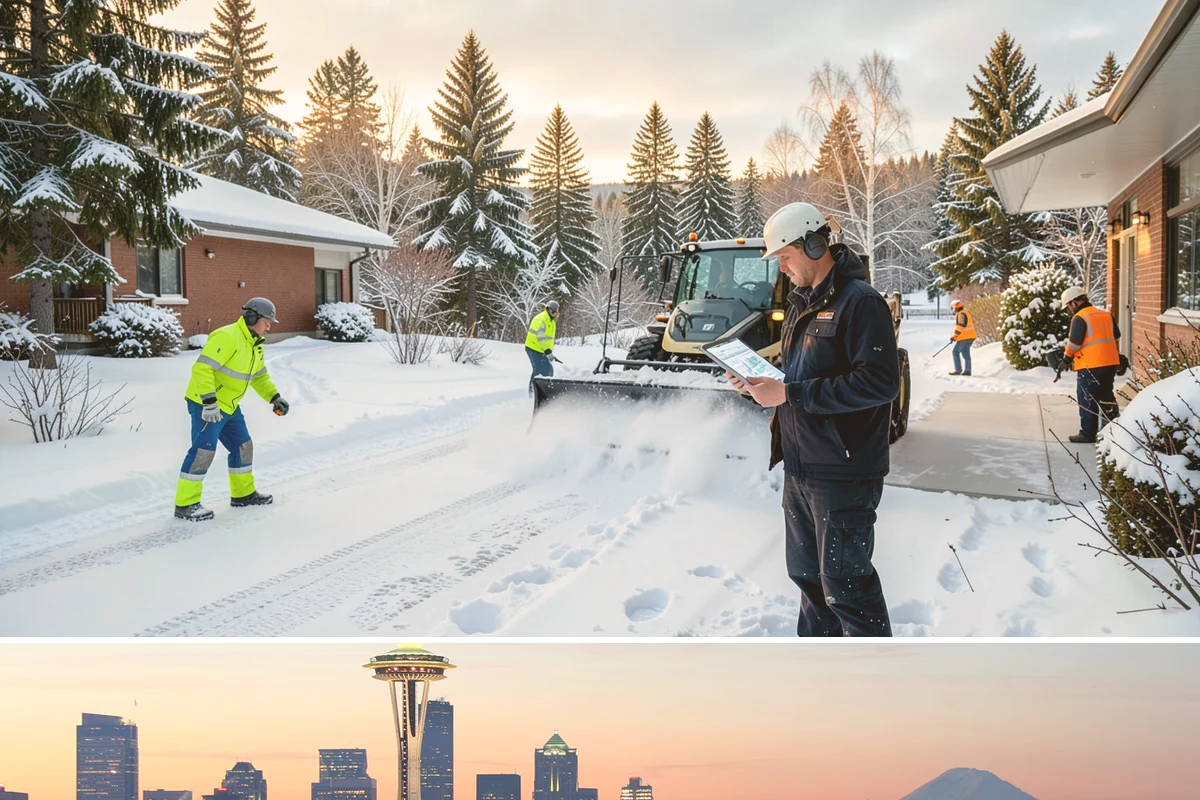 Roof Access Snow Clearing in Seattle, King County, WA - Roof access clearing is most needed after the heavy, wet snowfalls that occasionally blanket the lowlands from December through...