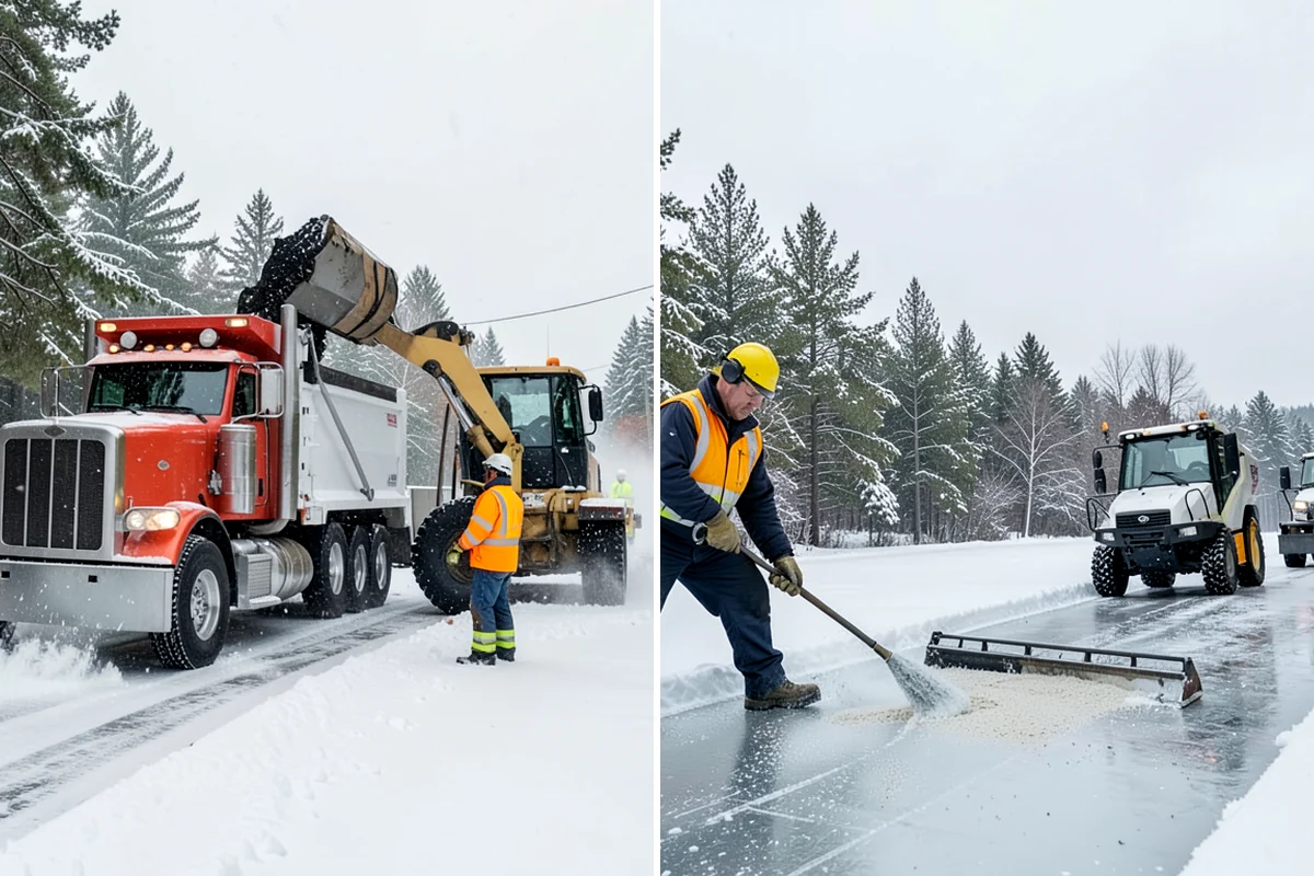Roof Access Snow Clearing in Sedro-Woolley, Skagit County, WA - We assess the access route, ladder, and hatch condition