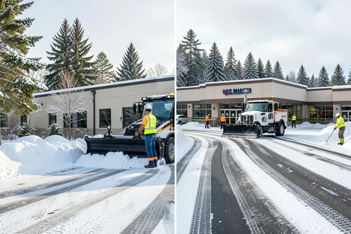Roof Access Snow Clearing in Shoreline, King County, WA - We assess the access route, ladder, and hatch condition