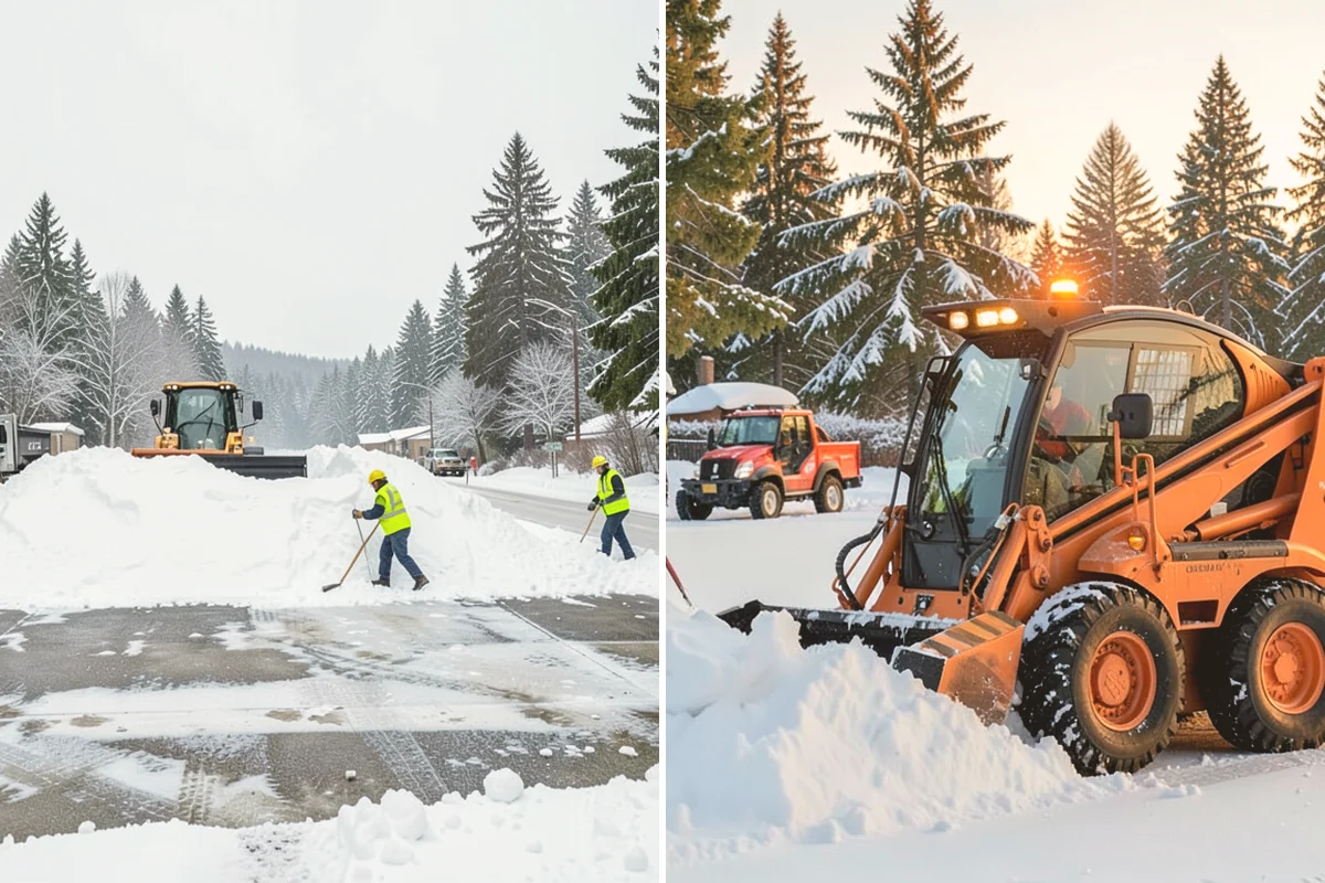 Roof Access Snow Clearing in Snohomish, Snohomish County, WA - We assess the access route, ladder, and hatch condition