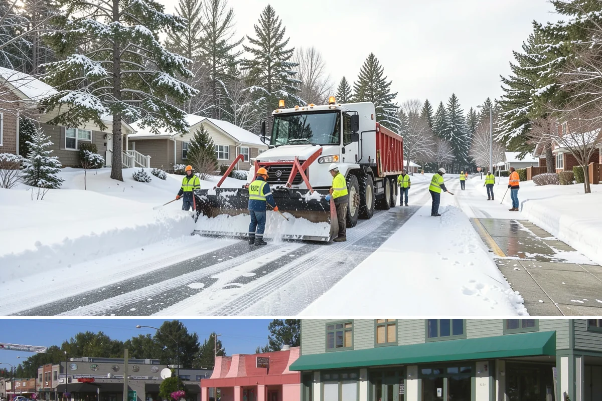 Roof Access Snow Clearing in Snoqualmie, King County, WA - Roof access clearing is most needed after the heavy, wet snowfalls that occasionally blanket the lowlands from December through...