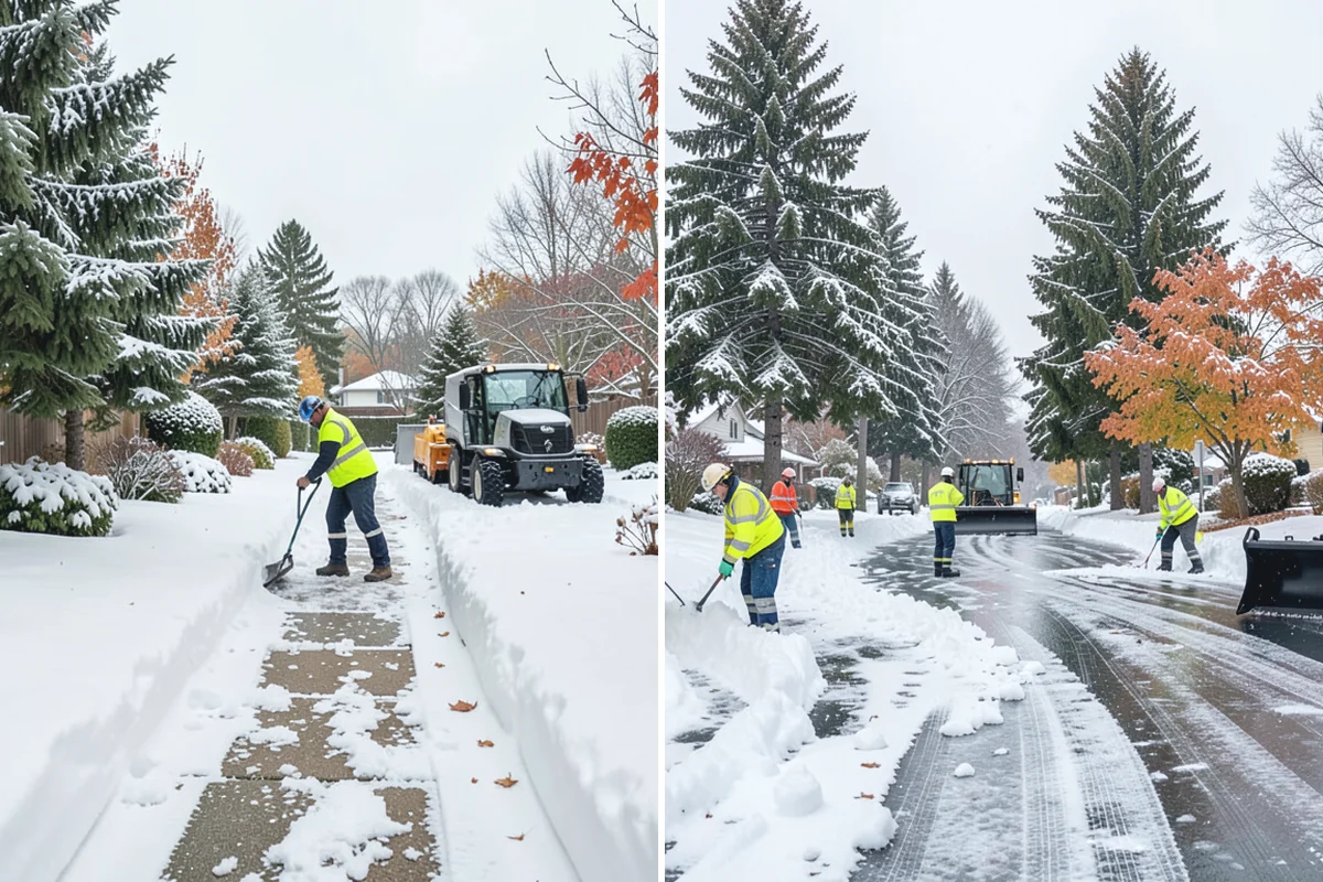 Roof Access Snow Clearing in Sumner, Pierce County, WA - We assess the access route, ladder, and hatch condition