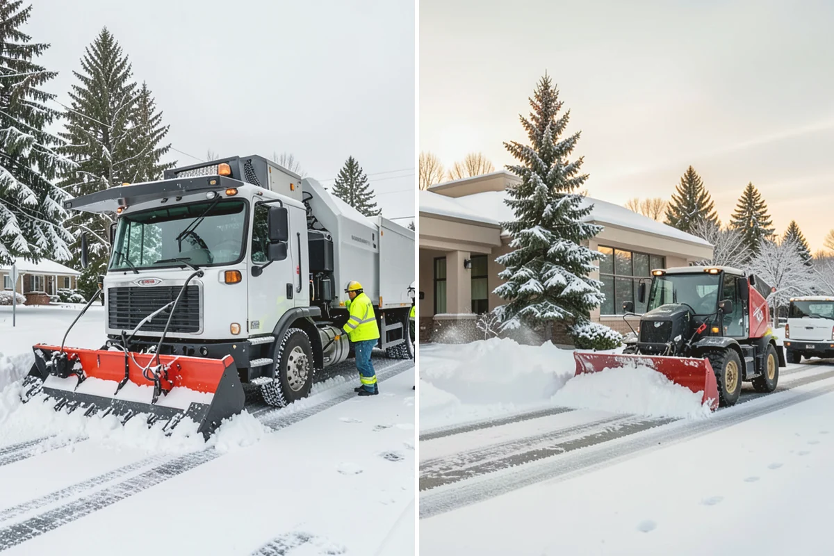 Roof Access Snow Clearing in Tukwila, King County, WA - We assess the access route, ladder, and hatch condition