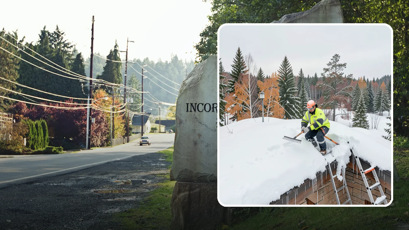 Roof Access Snow Clearing in Wilkeson, Pierce County, WA - We clear snow from rooftop access points, ladders, and hatches so maintenance and emergency crews can safely reach equipment...