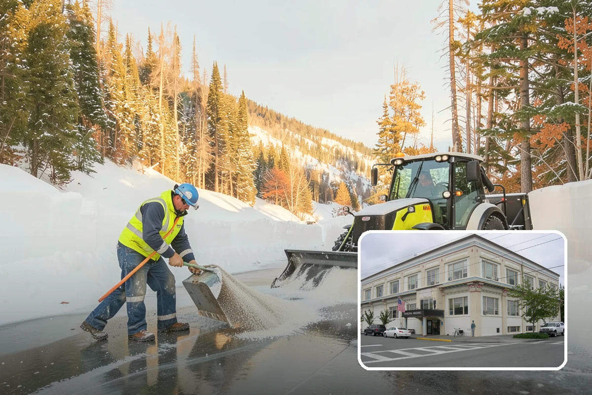 Roof Edge Clearing in Anacortes, Skagit County, WA - Removes falling-snow and icicle hazards over entrances