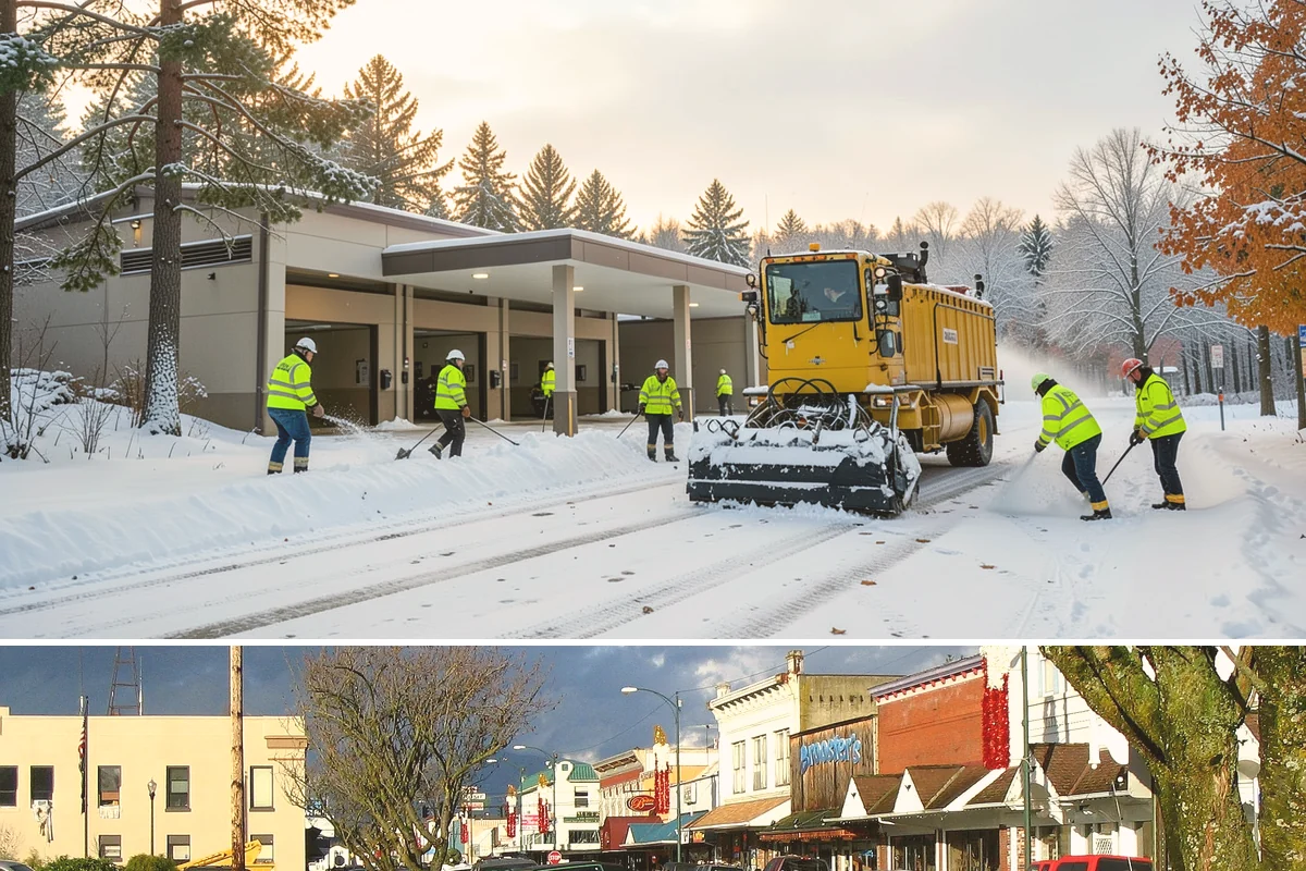 Roof Edge Clearing in Arlington, Snohomish County, WA - Roof edge clearing matters most during thaws when warming loosens snow and icicles over the entrances people use every day.