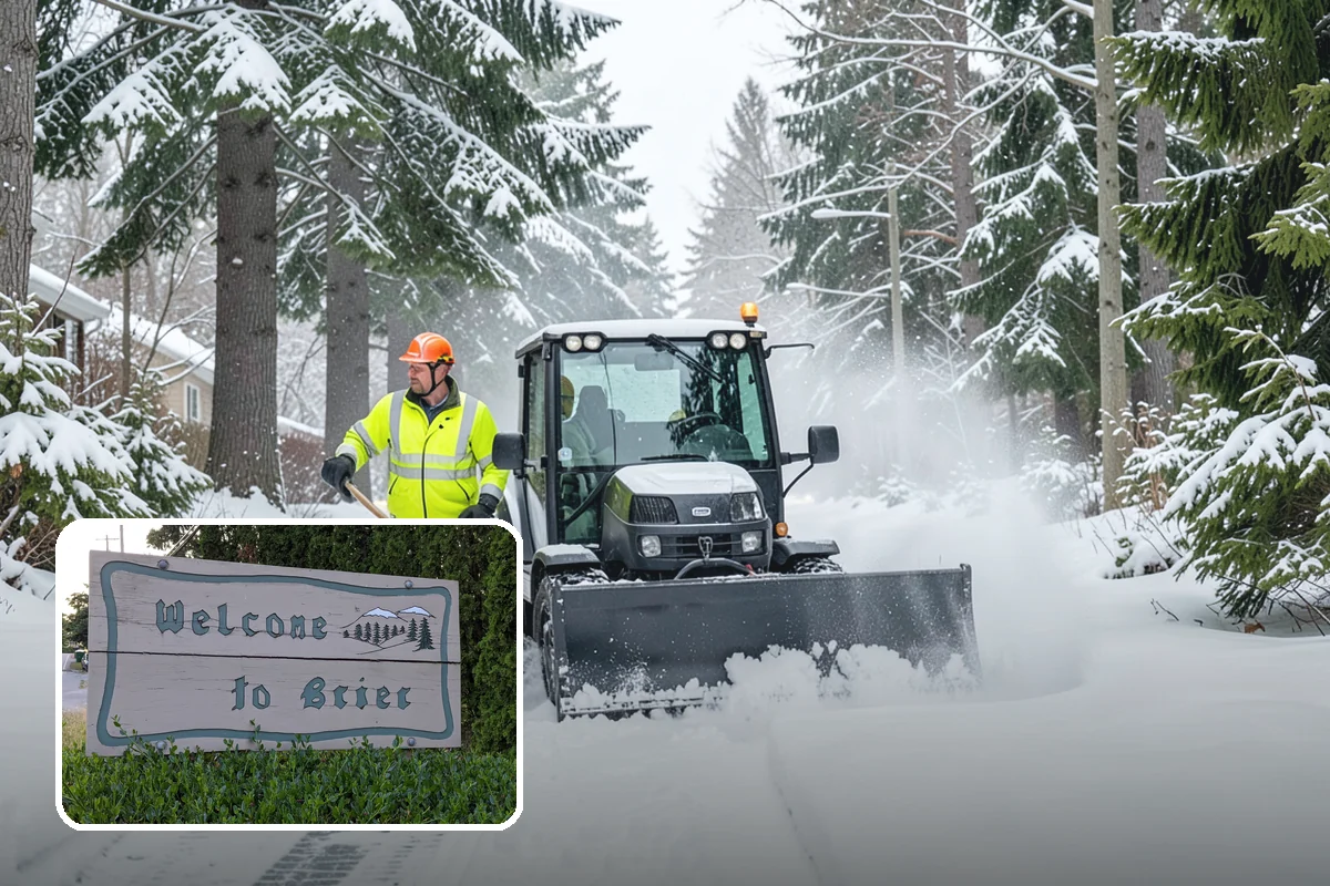 Roof Edge Clearing in Brier, Snohomish County, WA - Removes falling-snow and icicle hazards over entrances