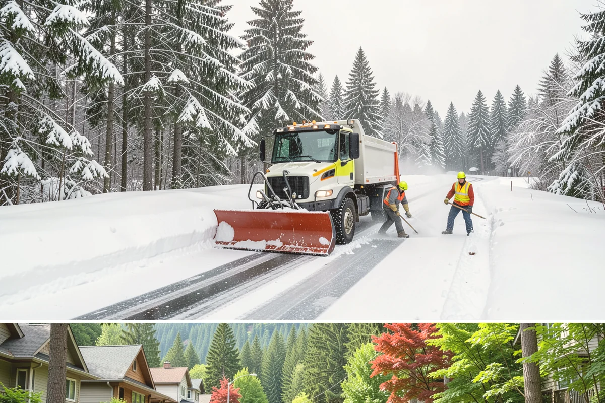 Roof Edge Clearing in Darrington, Snohomish County, WA - Roof edge clearing matters most during thaws when warming loosens snow and icicles over the entrances people use every day.