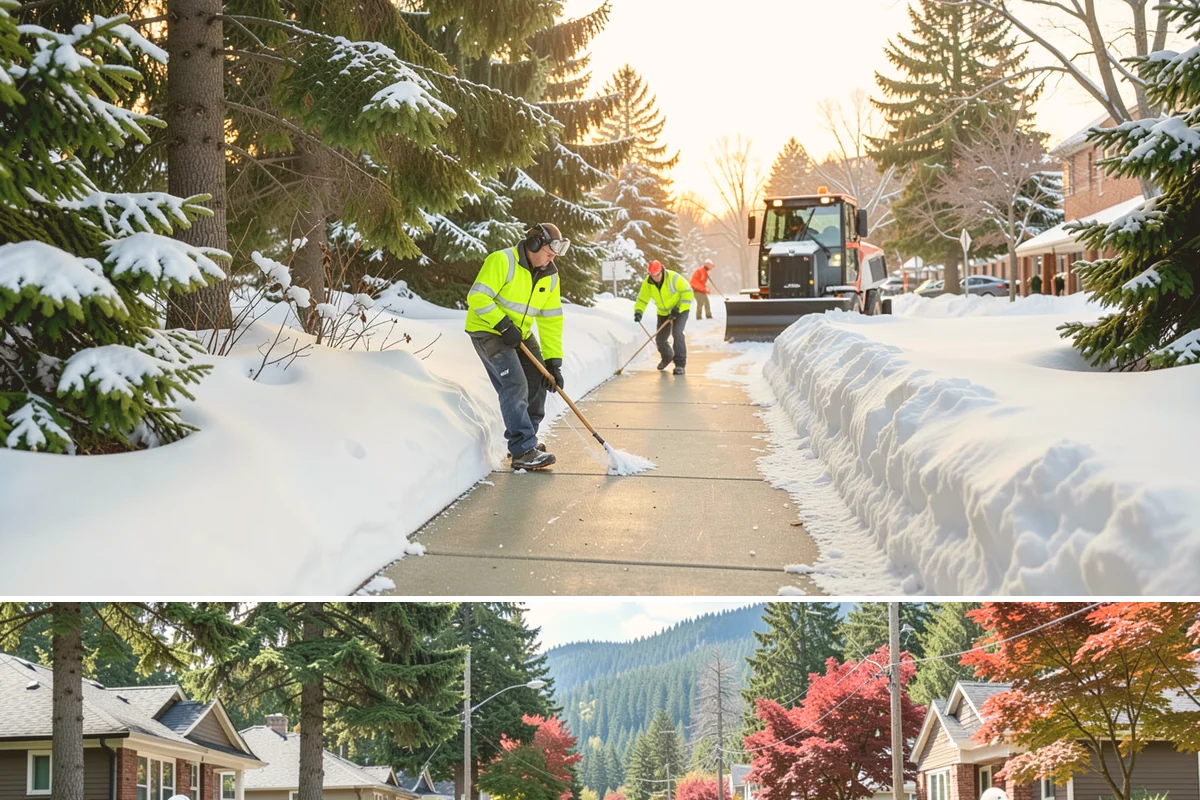 Roof Edge Clearing in Hunts Point, King County, WA - Roof edge clearing matters most during thaws when warming loosens snow and icicles over the entrances people use every day.