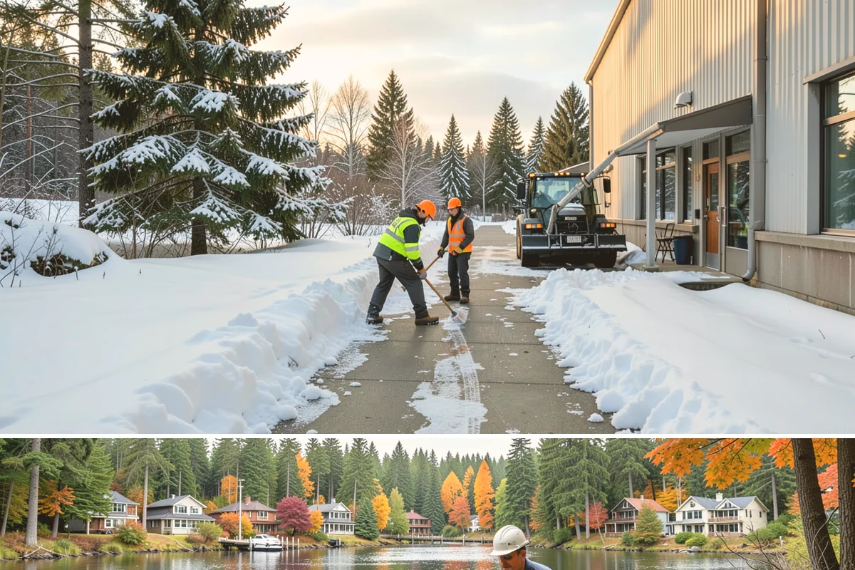 Roof Edge Clearing in La Conner, Skagit County, WA - Roof edge clearing matters most during thaws when warming loosens snow and icicles over the entrances people use every day.