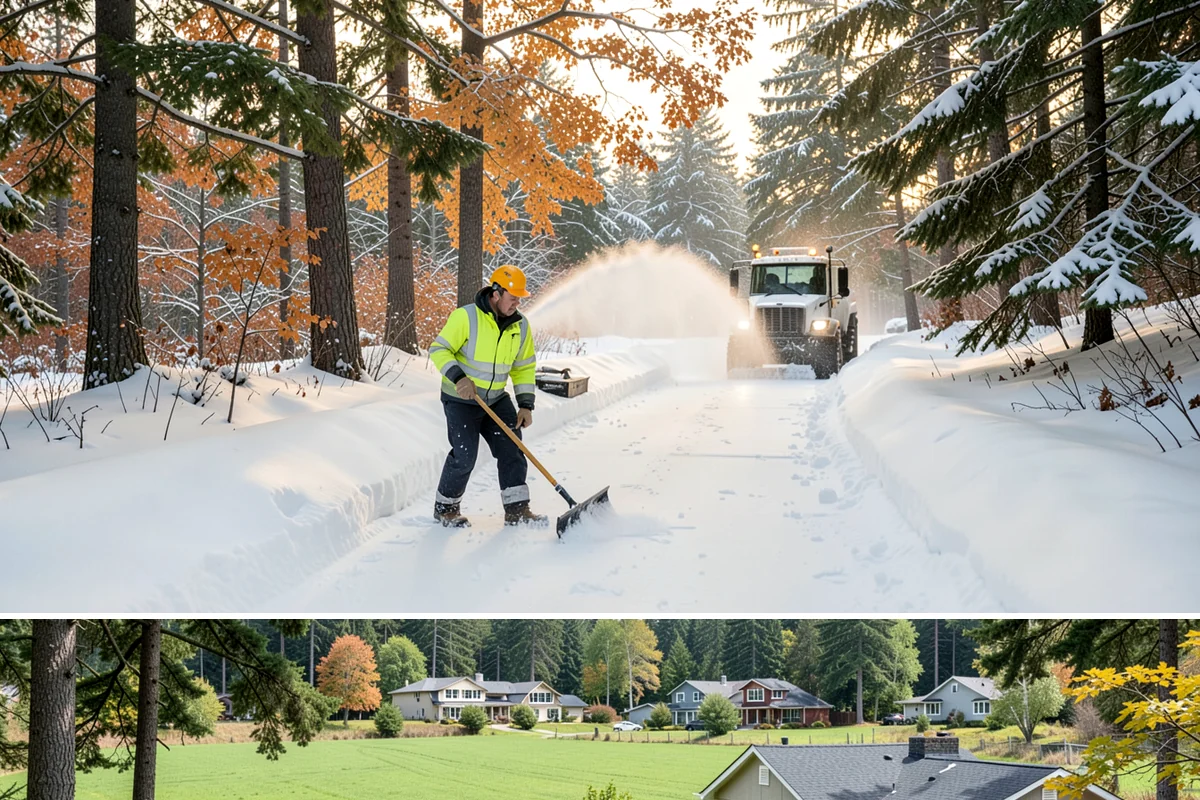 Roof Edge Clearing in Lyman, Skagit County, WA - Roof edge clearing matters most during thaws when warming loosens snow and icicles over the entrances people use every day.