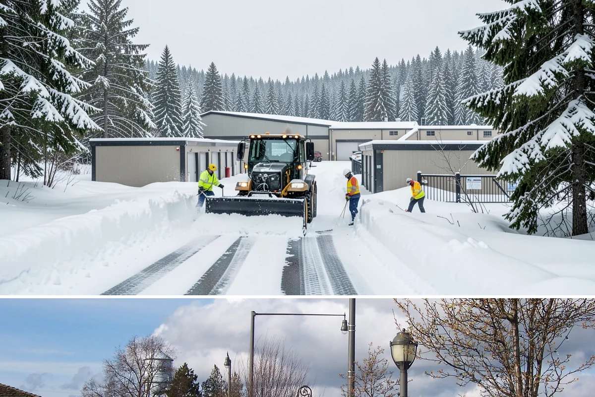 Roof Edge Clearing in Marysville, Snohomish County, WA - Roof edge clearing matters most during thaws when warming loosens snow and icicles over the entrances people use every day.